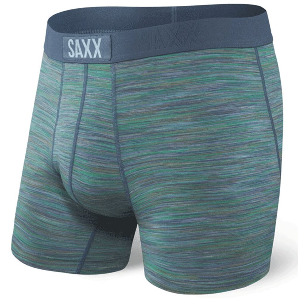 Meeste bokserid, Saxx Vibe Boxer Brief, Dark denim - Space dye 61646-386 hind ja info | Meeste aluspesu | kaup24.ee