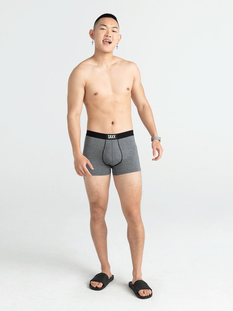 Meeste bokserid, Saxx Vibe Boxer Brief 2-Pac, Must/Hall 63157-600 цена и информация | Meeste aluspesu | kaup24.ee