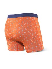 Meeste bokserid, Saxx Ultra Boxer Brief Fly, Oranž - Palm Fetti 63192-599 цена и информация | Мужские трусы | kaup24.ee