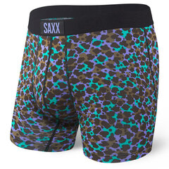 Meeste bokserid, Saxx Vibe Boxer Brief, Sinine - Animal camo 63818-600 цена и информация | Мужские трусы | kaup24.ee