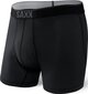 Meeste bokserid, Saxx Quest Qdm Boxer Brief Fly, Must 64053-600 hind ja info | Meeste aluspesu | kaup24.ee