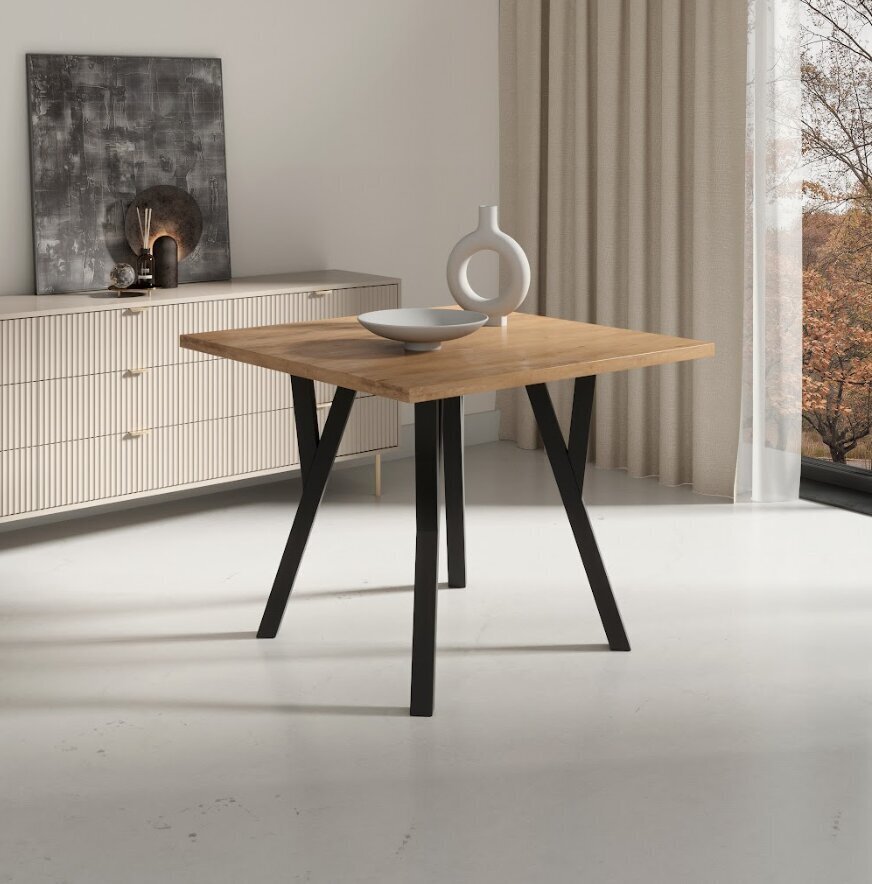 Laud ADRK Furniture 84 Rodos, pruun hind ja info | Köögi- ja söögilauad | kaup24.ee