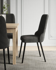 Стул ADRK Furniture 83 Rodos, черный цена и информация | Стулья для кухни и столовой | kaup24.ee