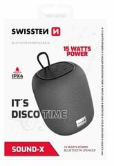 Swissten SOUND-X Портативная Колонка Bluetooth USB / Micro SD / 15W / AUX цена и информация | Аудиоколонки | kaup24.ee