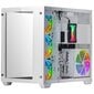 Korpus ATX Semi-tower Mars Gaming MCV3 Premium XXL Valge RGB hind ja info | Arvutikorpused | kaup24.ee