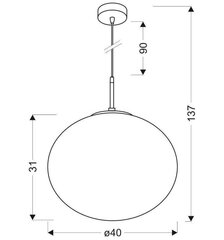 Candellux rippvalgusti Poly hind ja info | Rippvalgustid | kaup24.ee