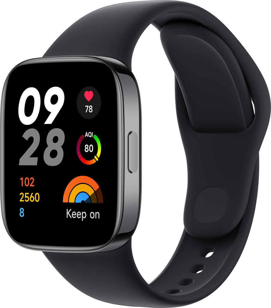 Xiaomi Redmi Watch 3 BHR6851GL, Black hind ja info | Nutikellad (smartwatch) | kaup24.ee