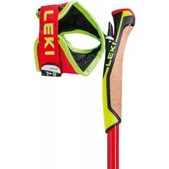 Палки для беговых лыж Leki PRC 750, красные цена и информация | Лыжные палки | kaup24.ee