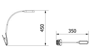 GTV lamp Frogy, 5W, 300lm. 4000K, aku, 1200MAh hämardatav, valge LB-FRO5W-00-DEC цена и информация | Настольные лампы | kaup24.ee