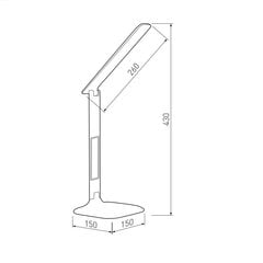 GTV LED laualamp Galactic, 5W, 240lm, AC220-240V, 50/60Hz, (3000K, 4000K, 6000K) kalender, äratuskell, termomeeter LB-GAL5WM0-10 hind ja info | Laualambid | kaup24.ee