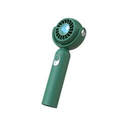 Перезаряжаемый мини-вентилятор, зеленый цена и информация | Вентиляторы | kaup24.ee