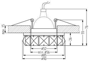 Candellux laevalgusti SK-83 hind ja info | Laelambid | kaup24.ee