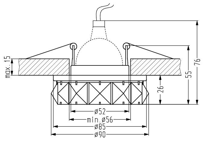 Candellux laevalgusti SK-83 hind ja info | Laelambid | kaup24.ee