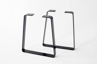 Metallist lauajalad Metal Tale, 41x35 cm, must hind ja info | Mööblijalad | kaup24.ee