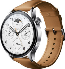 Xiaomi Watch S1 Pro Silver/Brown hind ja info | Nutikellad (smartwatch) | kaup24.ee