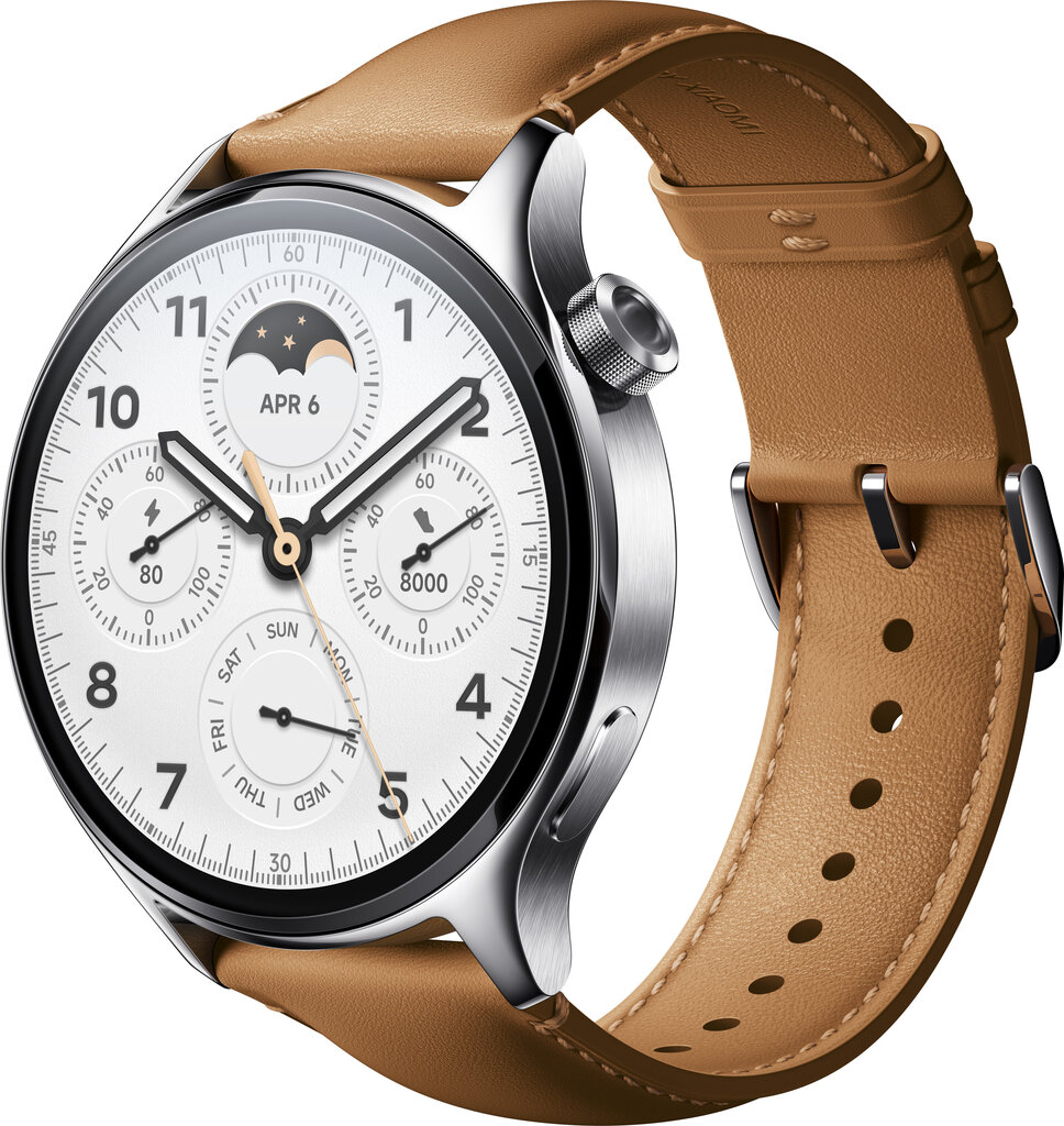 Xiaomi Watch S1 Pro Silver/Brown цена и информация | Nutikellad (smartwatch) | kaup24.ee