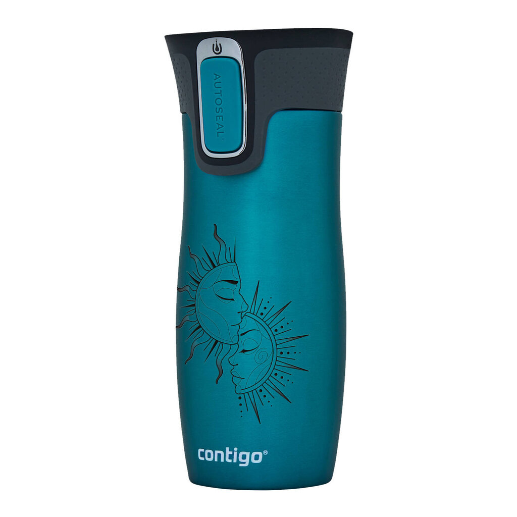 Termokruus, Contigo West Loop 470 ml, Türkiissinine - Sun and Moon hind ja info | Termosed, termostassid | kaup24.ee