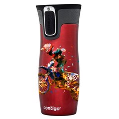 Termokruus, Contigo Byron 470 ml, Punane - Motocross цена и информация | Термосы, термокружки | kaup24.ee