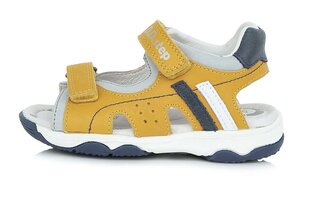 Poiste nahast sandaalid D.D.Step G064-397M.Yellow цена и информация | Детские сандали | kaup24.ee