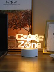 Декоративный светильник  *Game Zone*
в форме геймпада цена и информация | Детские светильники | kaup24.ee