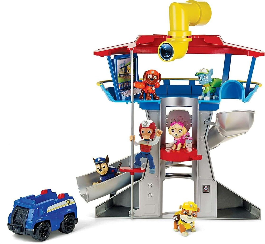 Spin Master Paw Patrol Headquarters Chase figuur ja politseisõiduk цена и информация | Poiste mänguasjad | kaup24.ee