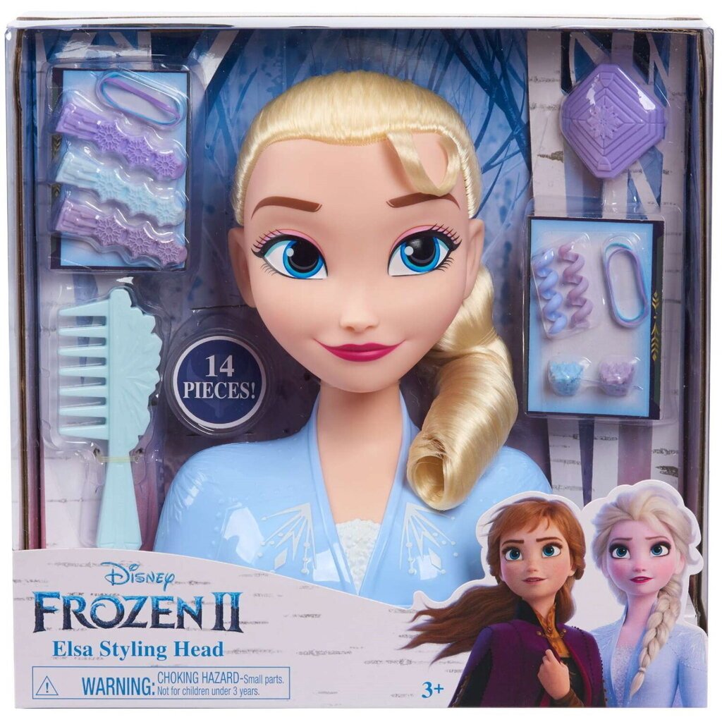Iceberg Land Elsa kammimis- ja stiilijuhipea + tarvikud цена и информация | Tüdrukute mänguasjad | kaup24.ee