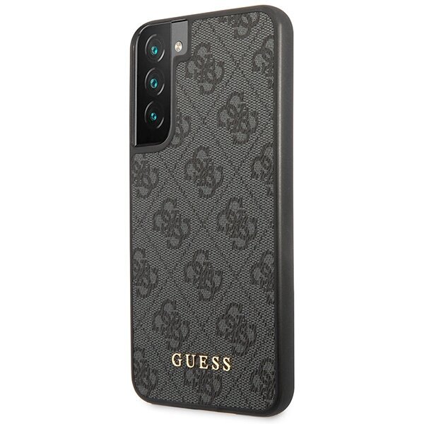 Guess GUHCS23SG4GFGR S23 S911 szary|grey hardcase 4G Metal Gold Logo hind ja info | Telefoni kaaned, ümbrised | kaup24.ee