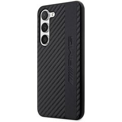 AMG AMHCS23MBLSCA S23+ S916 czarny|black hardcase Carbon Stripe&Embossed цена и информация | Чехлы для телефонов | kaup24.ee