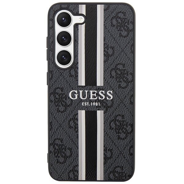 Guess GUHCS23MP4RPSK S23+ S916 czarny|black hardcase 4G Printed Stripe hind ja info | Telefoni kaaned, ümbrised | kaup24.ee