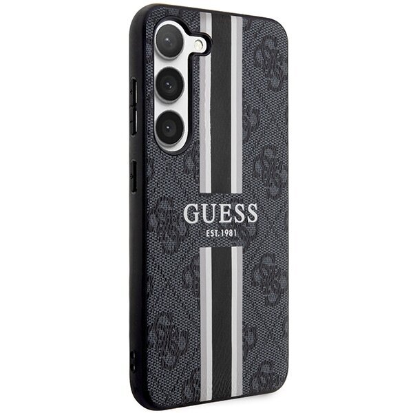 Guess GUHCS23MP4RPSK S23+ S916 czarny|black hardcase 4G Printed Stripe hind ja info | Telefoni kaaned, ümbrised | kaup24.ee