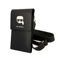 Karl Lagerfeld Torebka KLWBSAKHPK czarny|black Metal Karl Head цена и информация | Чехлы для телефонов | kaup24.ee