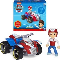 Spin Master Paw Patrol Ryder figuur + ATV quadauto цена и информация | Развивающий мелкую моторику - кинетический песок KeyCraft NV215 (80 г) детям от 3+ лет, бежевый | kaup24.ee