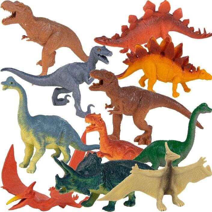 Jurassic Park suur dinosauruste komplekt, figuurid konteineris, 55 tk. цена и информация | Imikute mänguasjad | kaup24.ee