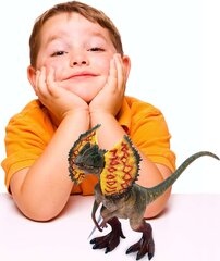 Dinosauruse figuur Dilophosaurus liikuv suu hind ja info | Imikute mänguasjad | kaup24.ee