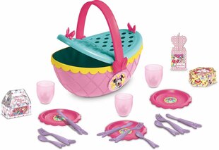 IMC Toys Minnie Mouse piknikukorvi komplekt koos tarvikutega цена и информация | Drewniana Wieża Piramida Kura Nakładanie Kolorowych Kwadratów LD-15 15276 | kaup24.ee