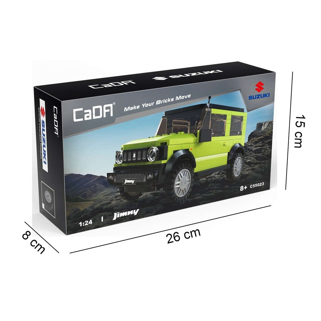 Cada C55023W Plokid Sõiduk Suzuki Jimny 1:24 192 tk. цена и информация | Klotsid ja konstruktorid | kaup24.ee