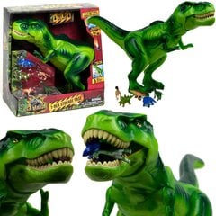 Dinosaurus T-Rex figuur ja 5 väikest dinosaurust цена и информация | Игрушки для мальчиков | kaup24.ee