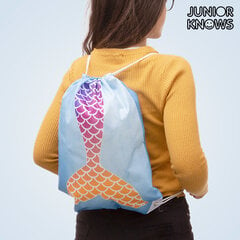 Сумка-Рюкзак на Веревках Сирена Junior Knows цена и информация | Школьные рюкзаки, спортивные сумки | kaup24.ee