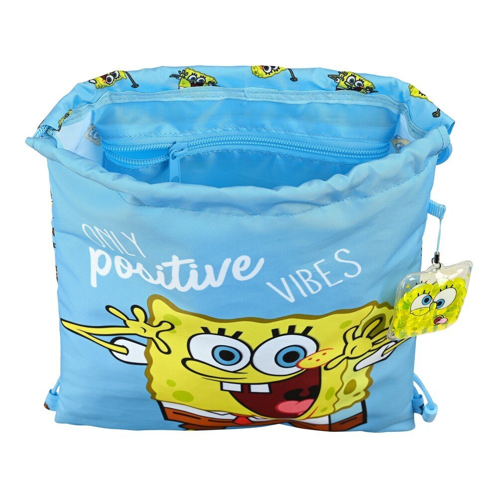 Paeltega kingikott Positive Vibes Spongebob цена и информация | Koolikotid, sussikotid | kaup24.ee