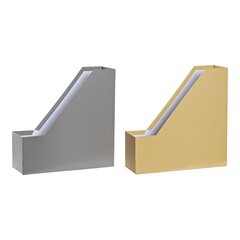 Mitmeotstarbeline Organiseerija DKD Home Decor Papp Metall (2 pcs) (9 x 26.5 x 27 cm) цена и информация | Канцелярские товары | kaup24.ee