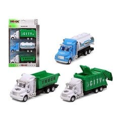 Bigbuy Fun Set of cars City Truck 119282 (3 uds) hind ja info | Poiste mänguasjad | kaup24.ee