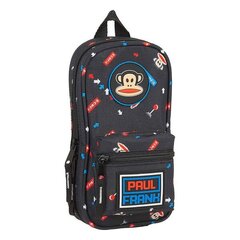 Seljakoti Pliiatsikarp Paul Frank Retro Gamer Must (33 Tükid, osad) hind ja info | Pinalid | kaup24.ee