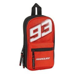 Пенал-рюкзак Marc Marquez Чёрный Красный цена и информация | Пеналы | kaup24.ee
