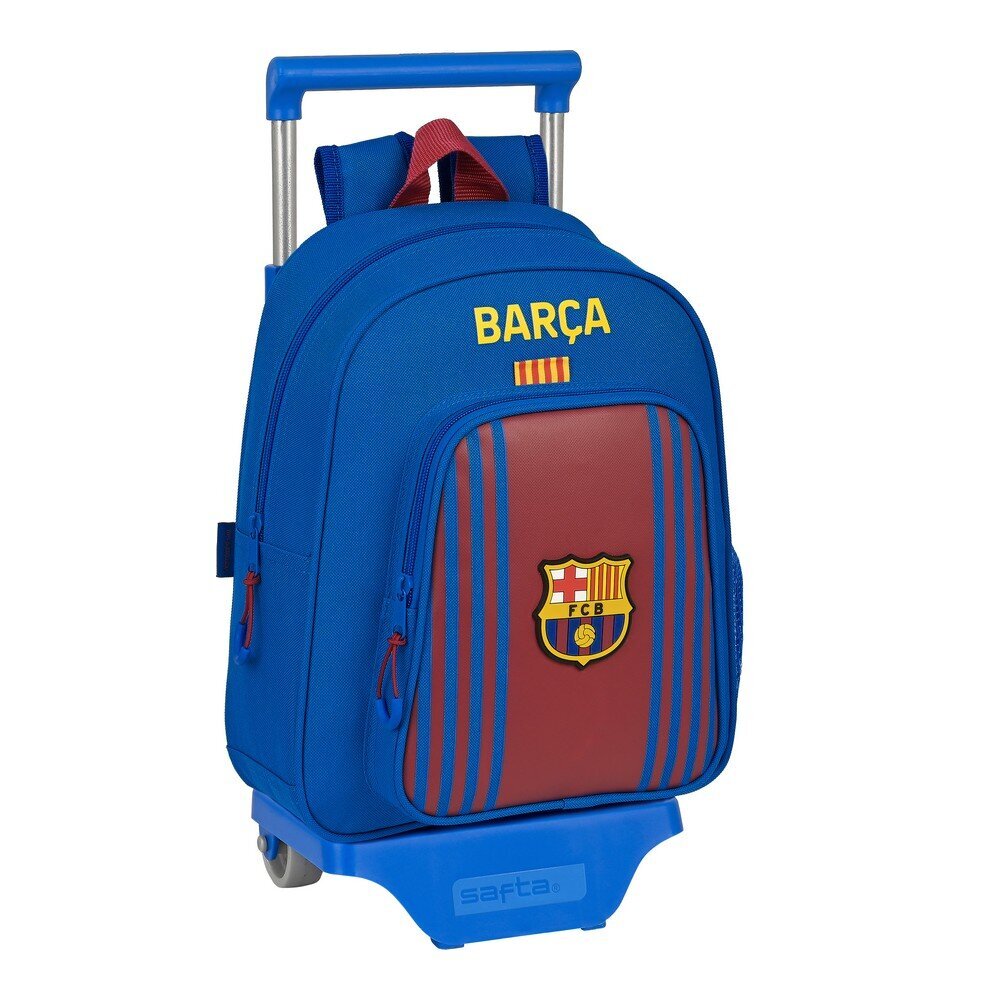 Ratastega koolikott F.C. Barcelona (27 x 10 x 67 cm) hind ja info | Koolikotid, sussikotid | kaup24.ee