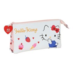 Koolikott Hello Kitty Happiness Girl Roosa Valge (22 x 12 x 3 cm) hind ja info | Pinalid | kaup24.ee