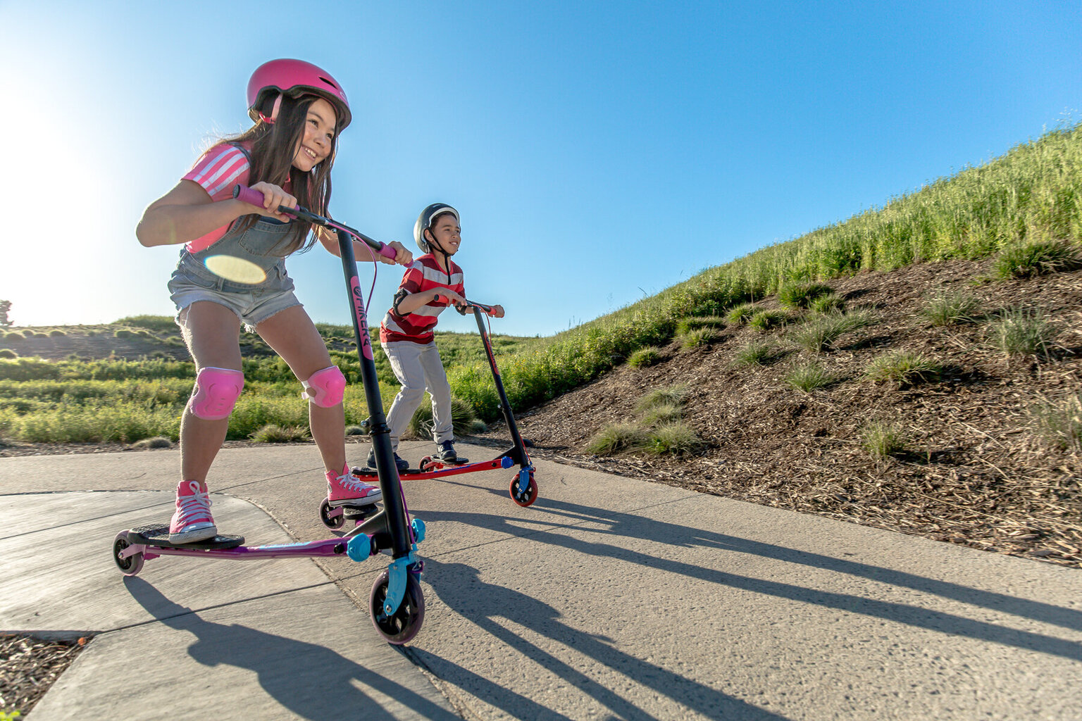 Roller Yvolution Fliker Air A3 punane/sinine hind ja info | Tõukerattad | kaup24.ee