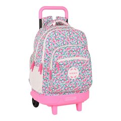 Школьный рюкзак с колесиками Vicky Martín Berrocal Rosebloom, разноцветный, 33 x 45 x 22 см цена и информация | Школьные рюкзаки, спортивные сумки | kaup24.ee
