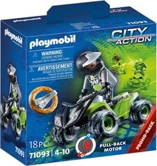 Playset Playmobil City Action Races Speed Quad 71093 цена и информация | Настольные игры, головоломки | kaup24.ee