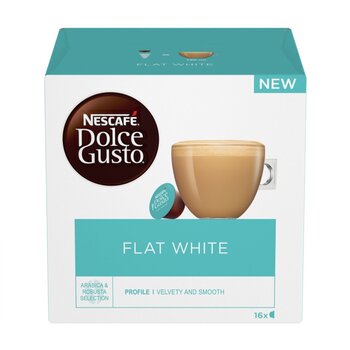 Kohvikapslid Dolce Gusto Flat White, 16 kaps hind ja info | Kohv, kakao | kaup24.ee