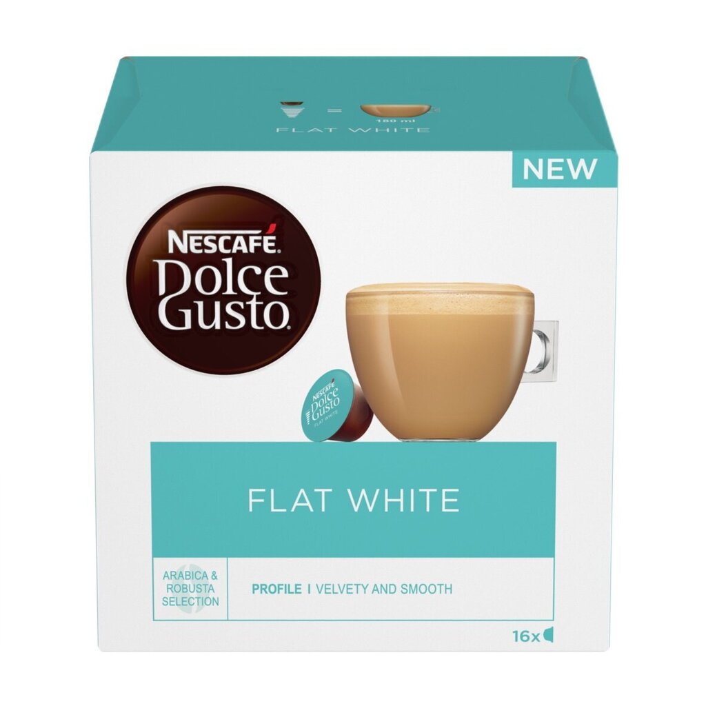Kohvikapslid Dolce Gusto Flat White, 16 kaps цена и информация | Kohv, kakao | kaup24.ee